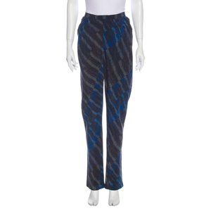 SEE by CHLOE Silk Abstract Trouser Pants